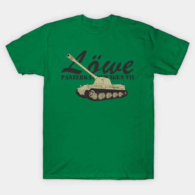 Panzer VII Löwe T-Shirt by FAawRay